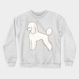 Cartoon poodle dog Crewneck Sweatshirt